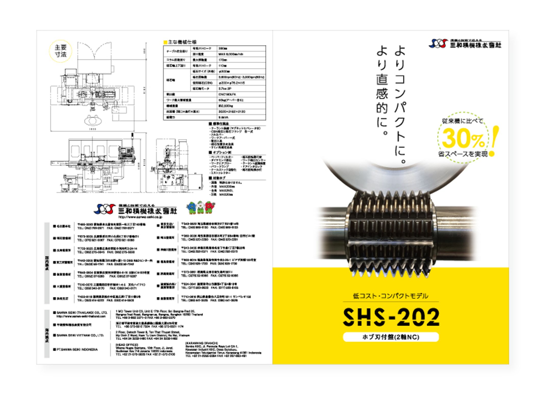 三和精機株式会社 SHS-202 製品パンフレット-1