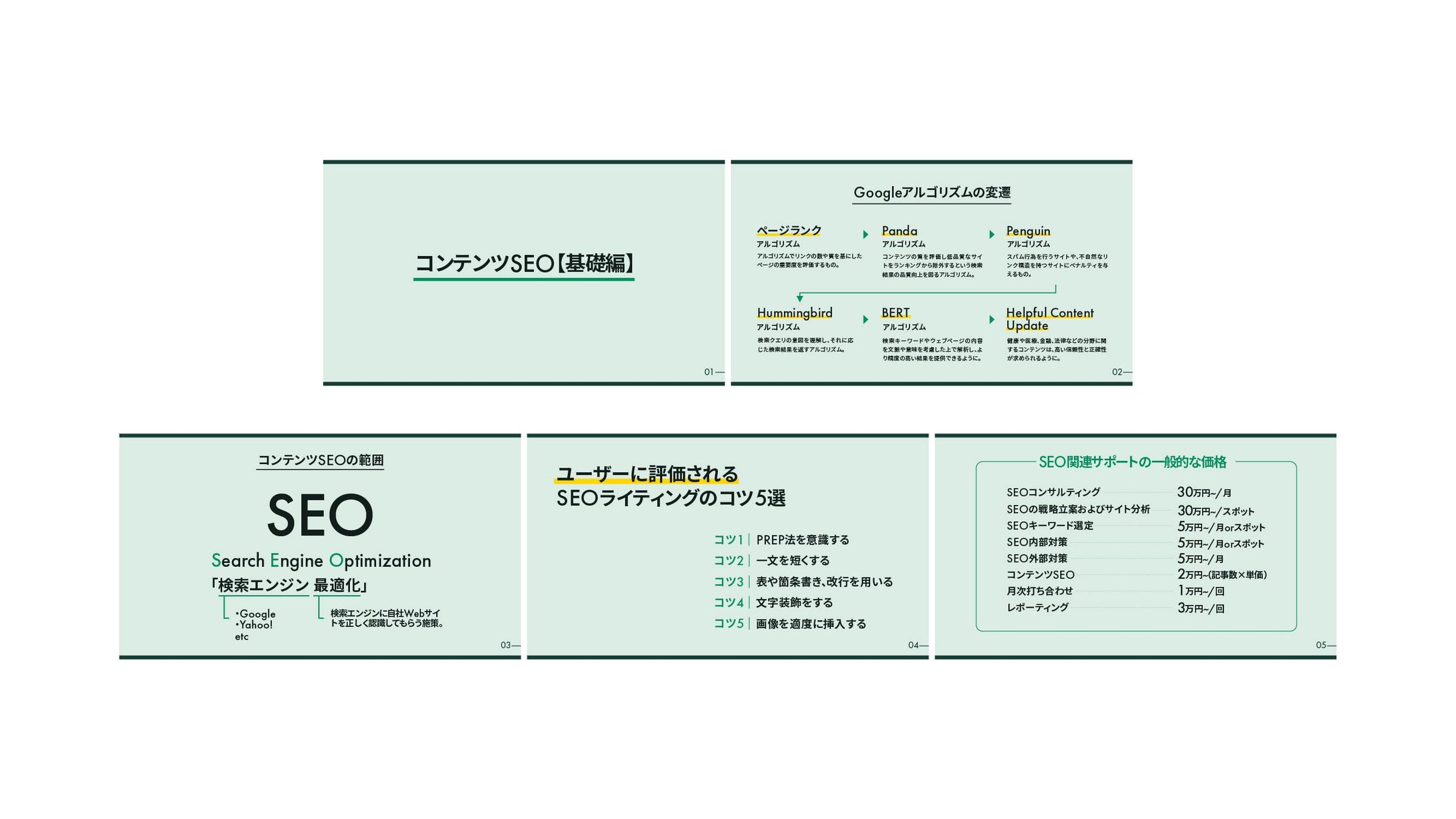 【スライド】「コンテンツSEO【基礎編】」（模擬制作）-1