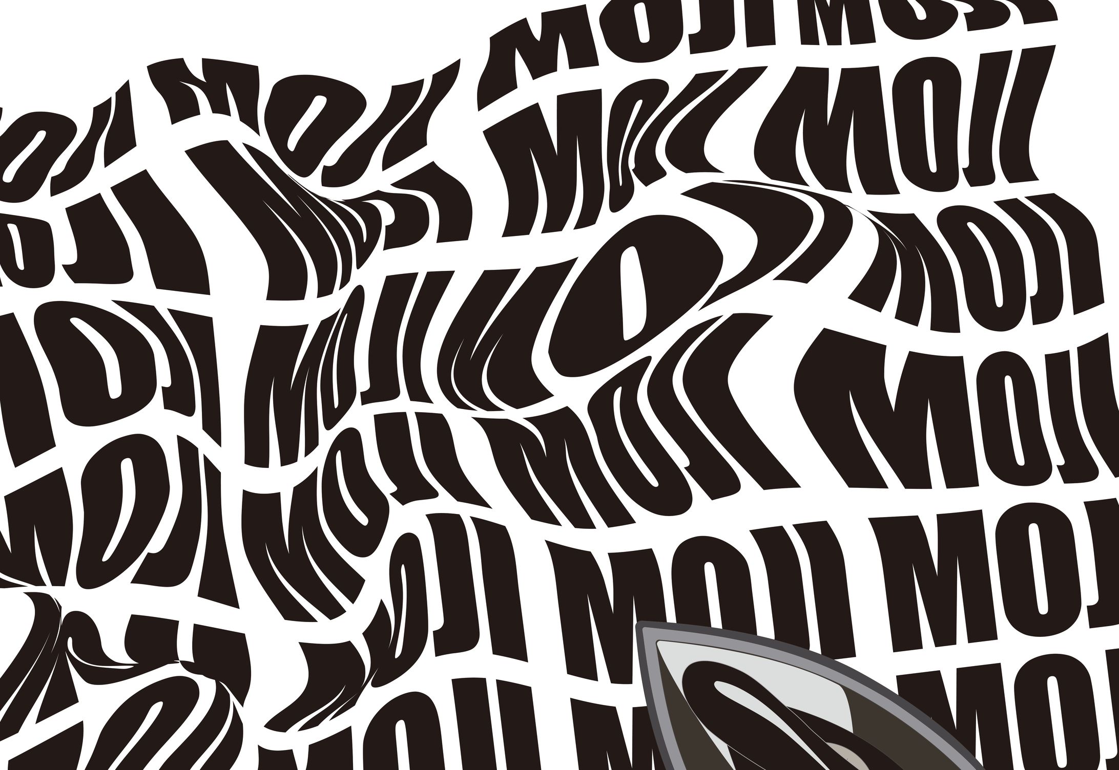 アイロン - 前田デザイン室「文字をもじっ展」出展作品-1