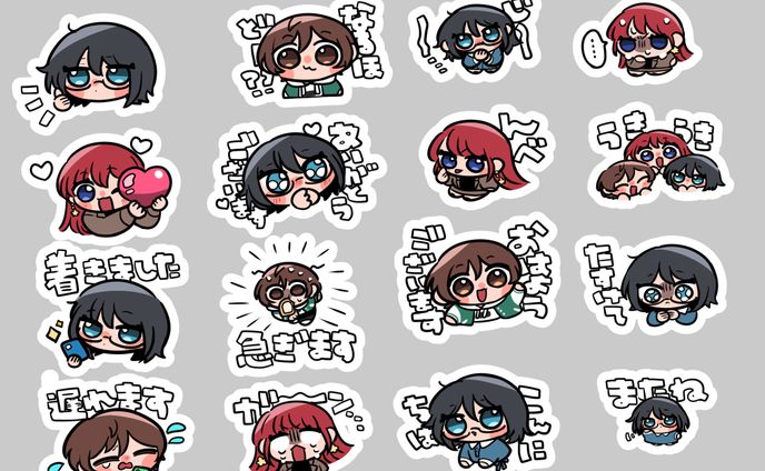 [創作]ミニキャラ/スタンプ