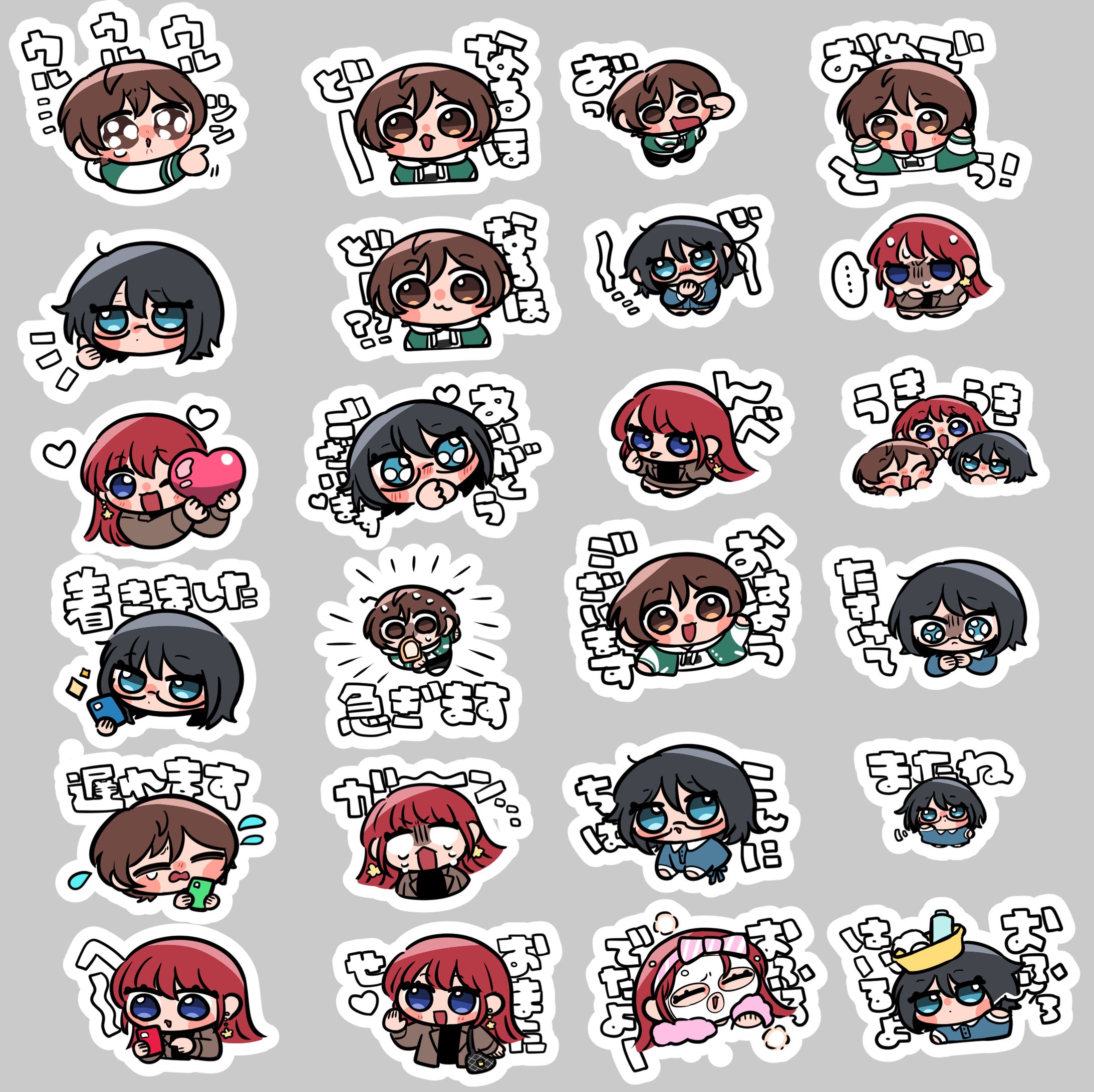 [創作]ミニキャラ/スタンプ-1