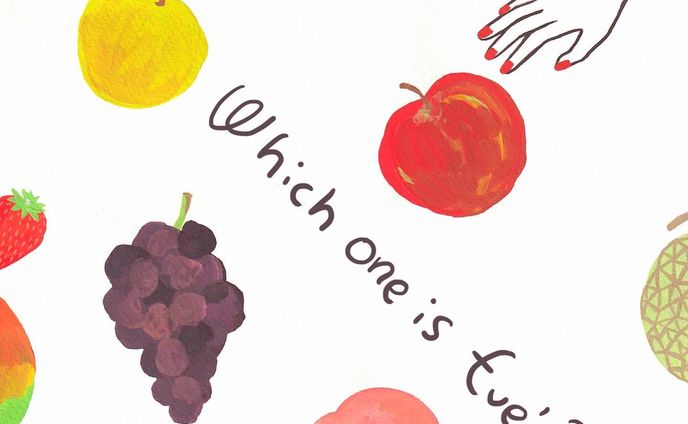-
Which one is Eve’s?
🍎🍇🍊🍑🍋🍒
果物が美味しい季節ですね

#果物 #林檎 #桃 #葡萄 #梨 #ブルーベリー #フルーツ #フルーツサンド #フルーツポンチ #プリンアラモード #フルーツパフェ #洋菓子 #近江屋洋菓子店 #いちじく #カフェ #包装紙 #赤ネイル #ドラゴンフルーツ #雑誌 #挿絵 #イラストレーター #フルーツパーラー #アート #ファッション誌 #アクリル画