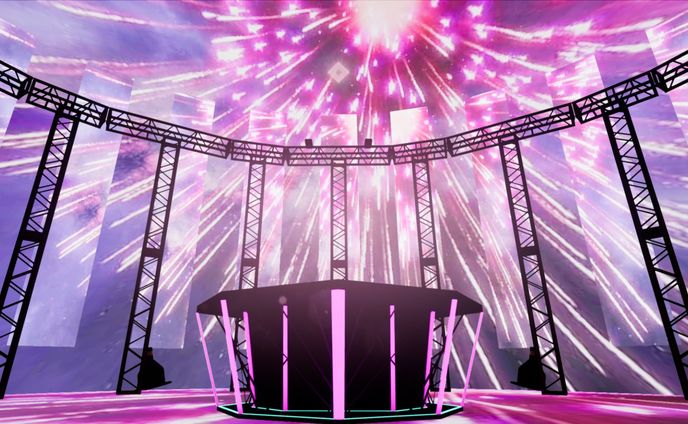 #創奏音楽祭 vol.07 DJStage Created with UE4