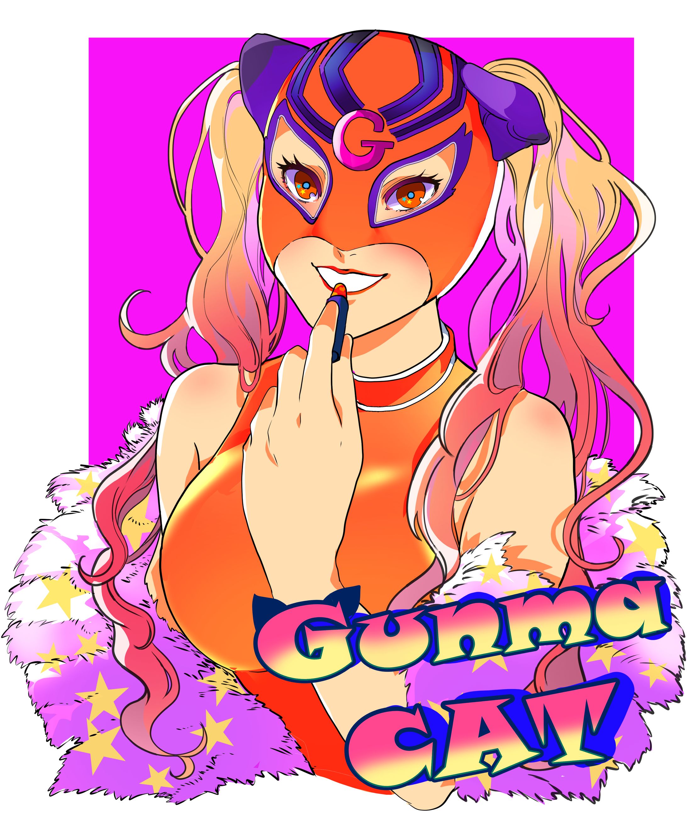 (お仕事)　覆面G　MANIA　開催記念イラスト 2022 6 5-1