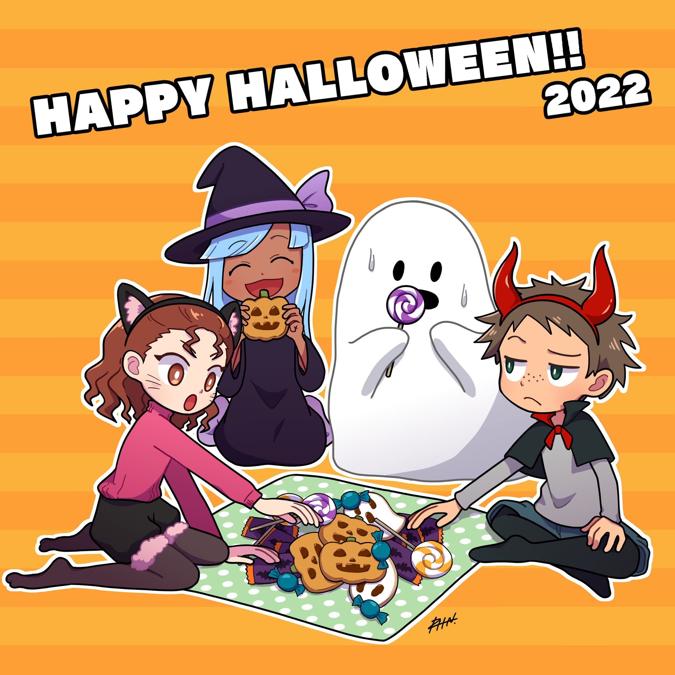 ハロウィンイラスト2022-1