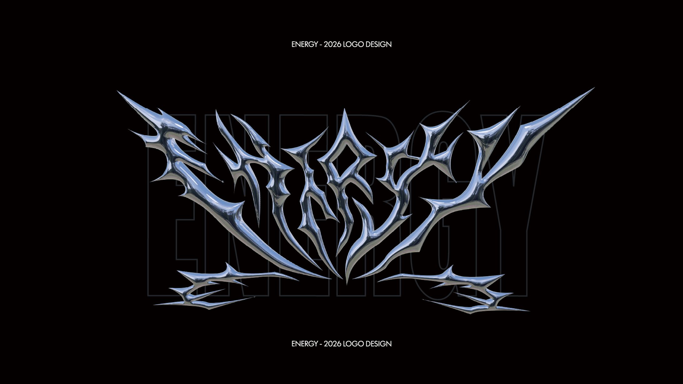自主制作　ENERGY 3Dメタルロゴ-1