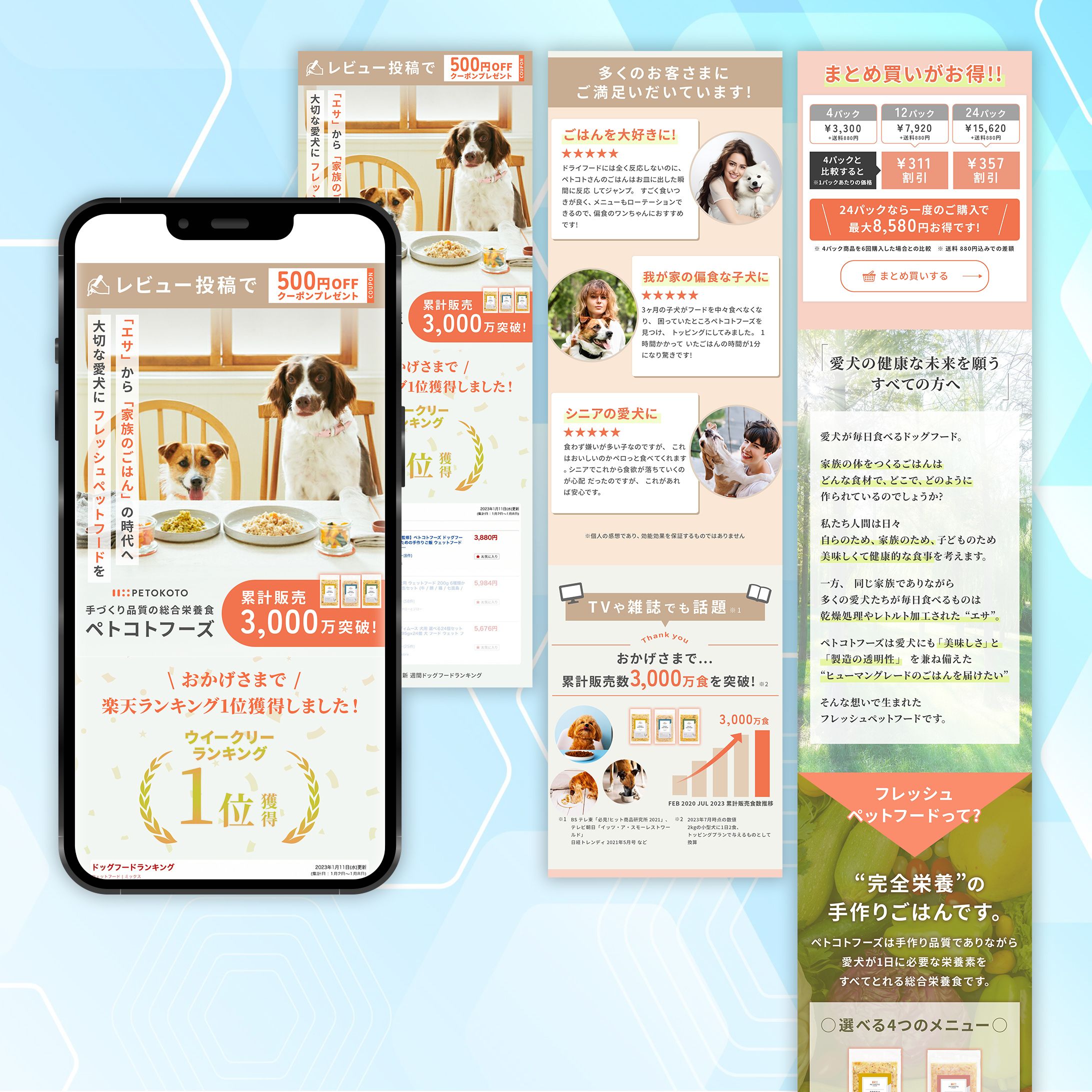 【通販LP】ペットフード-1