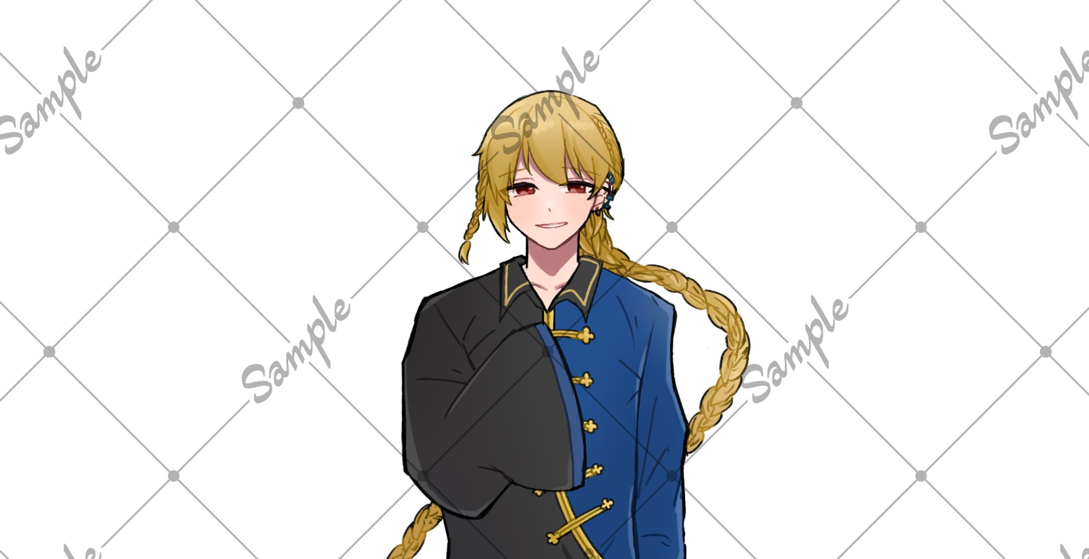 オリジナルキャラクター　立ち絵⑦-1