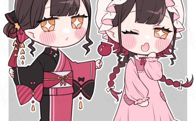 自作SDアクスタ_浴衣、パジャマ