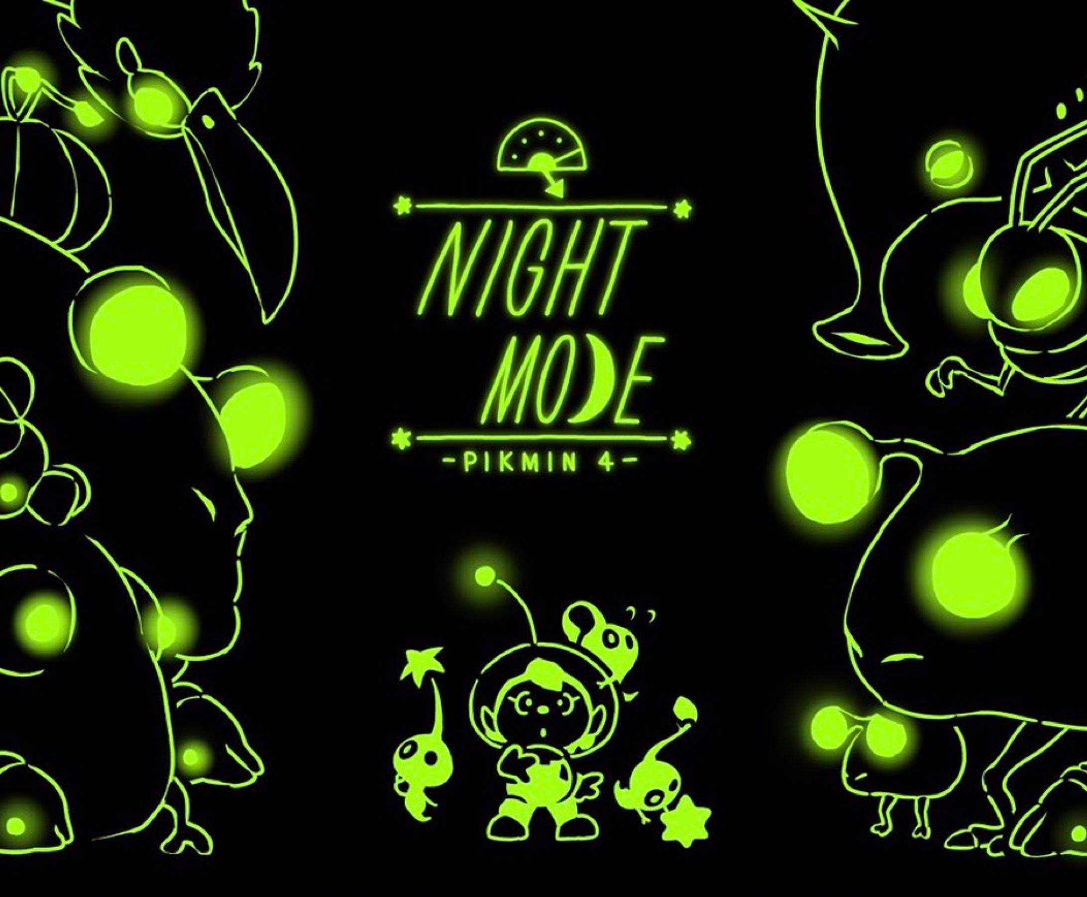 NIGHT MODE｜『ピクミン4』ファンアート-1