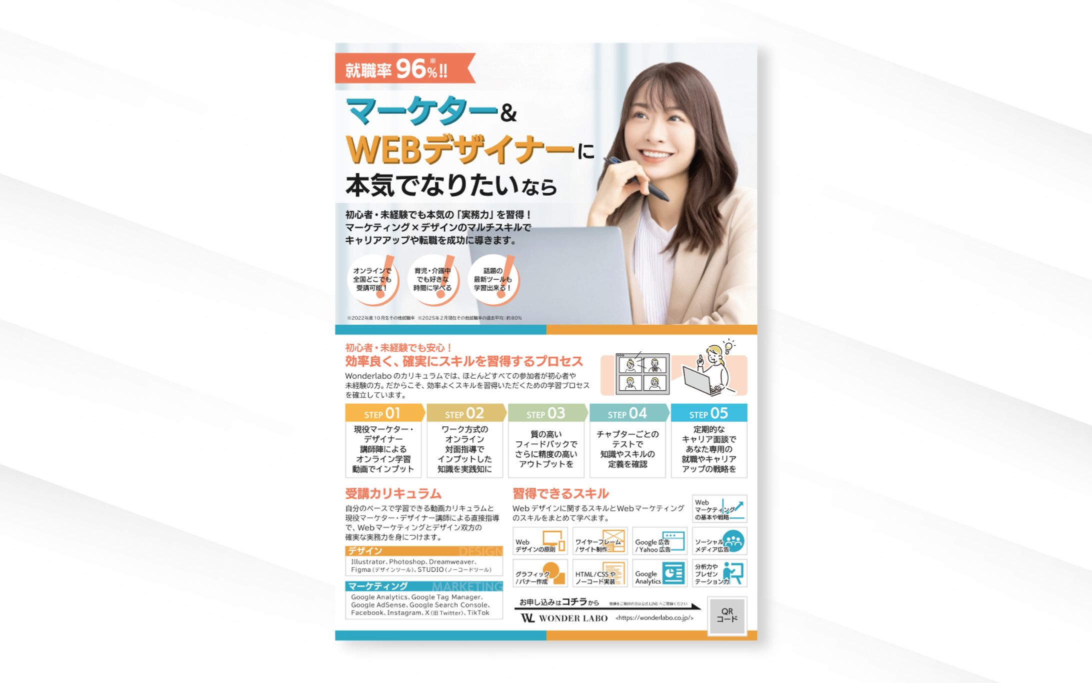 フライヤー｜デザインスクール WONDER LABO-1