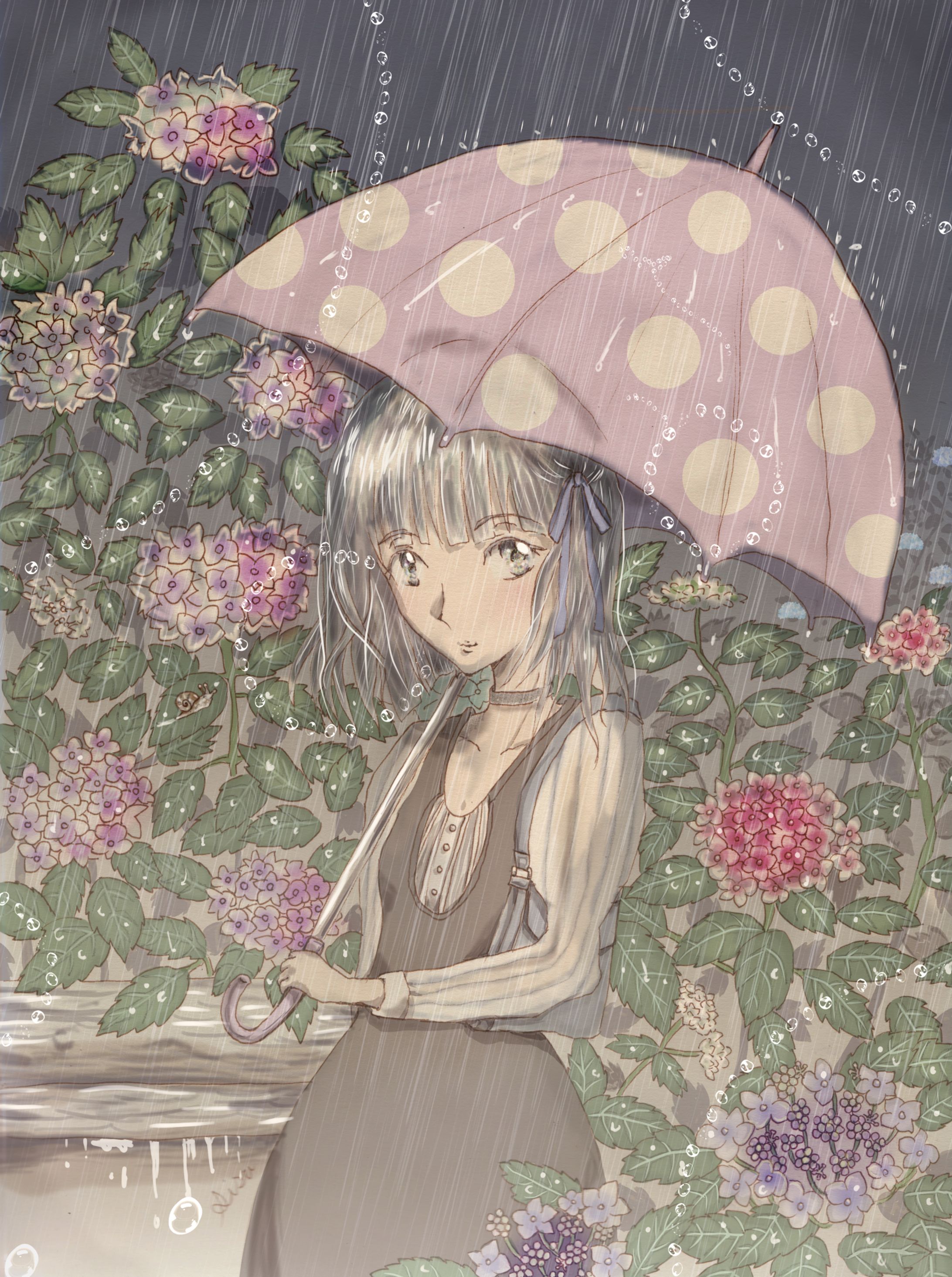 紫陽花と雨と君と-1