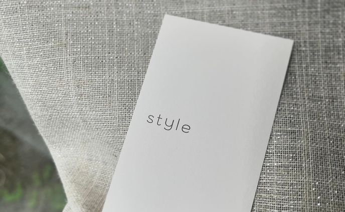美容室「style」さま名刺デザイン