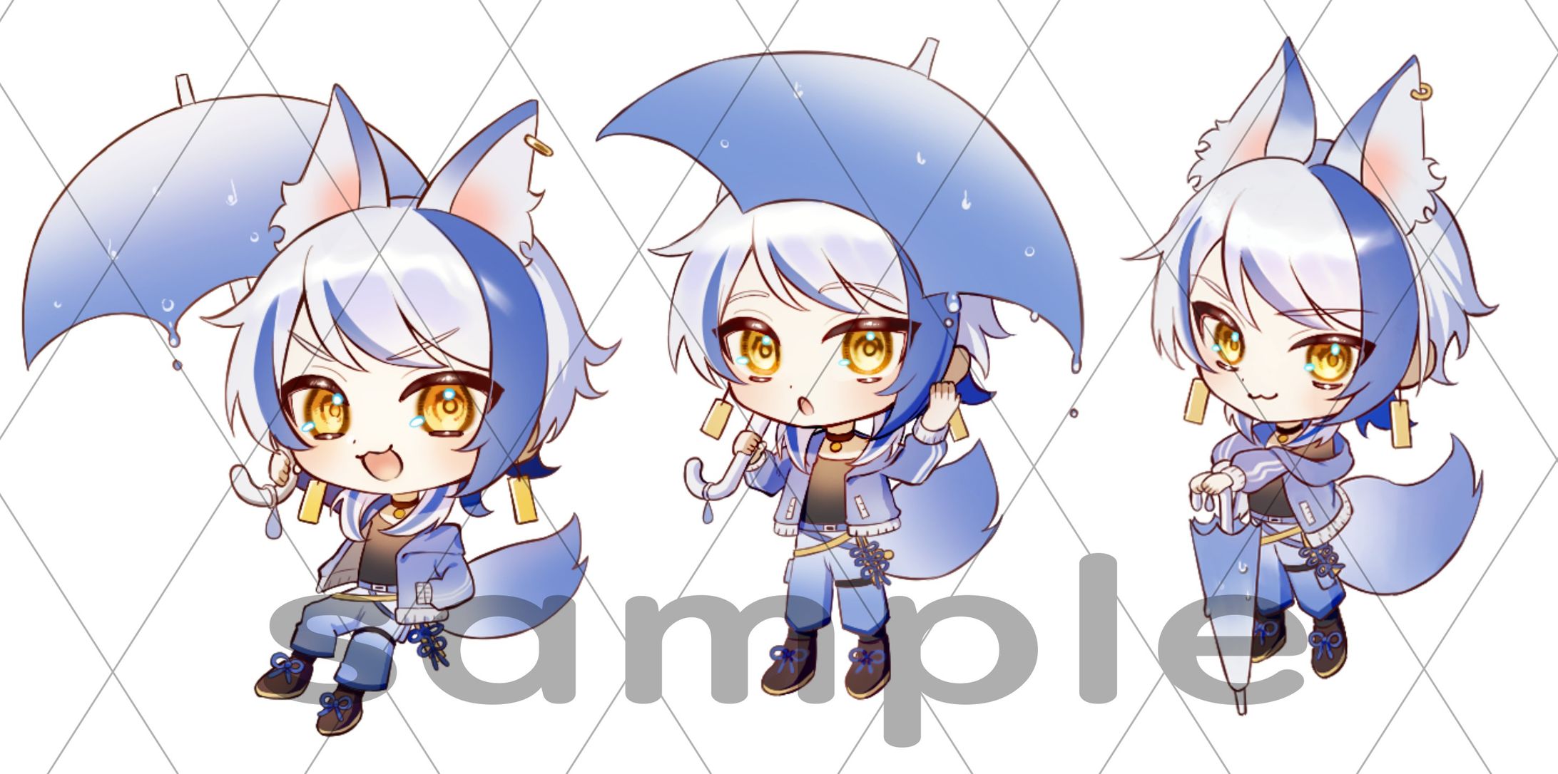 天狐ハル様/SDイラスト-1