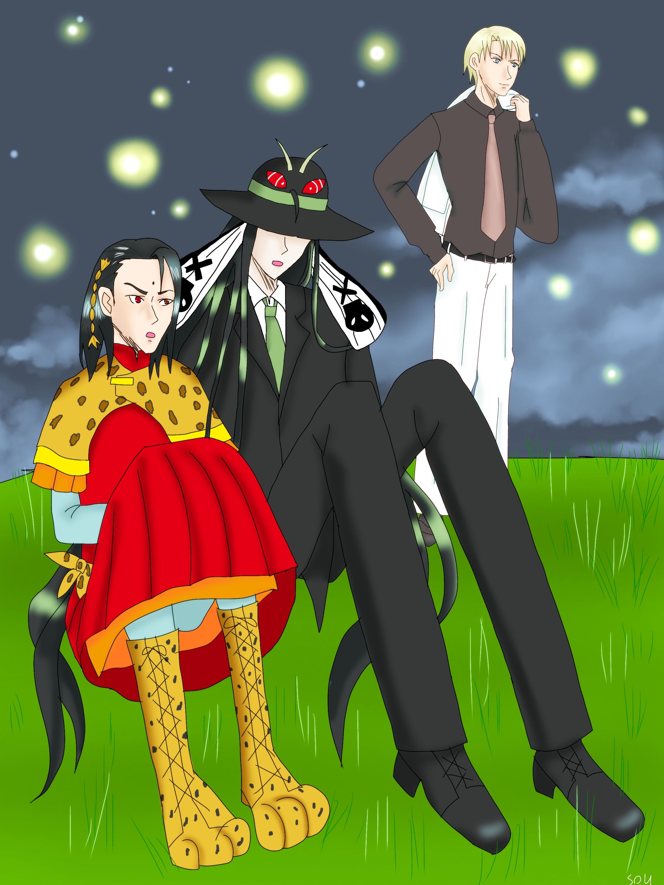 悪魔創作絵色々-1