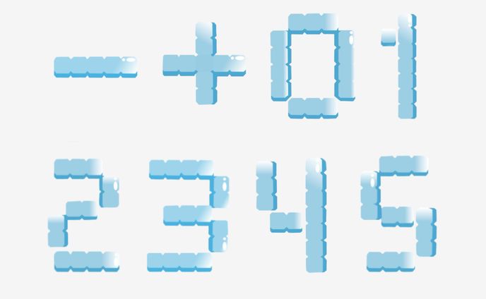 【フォント】氷