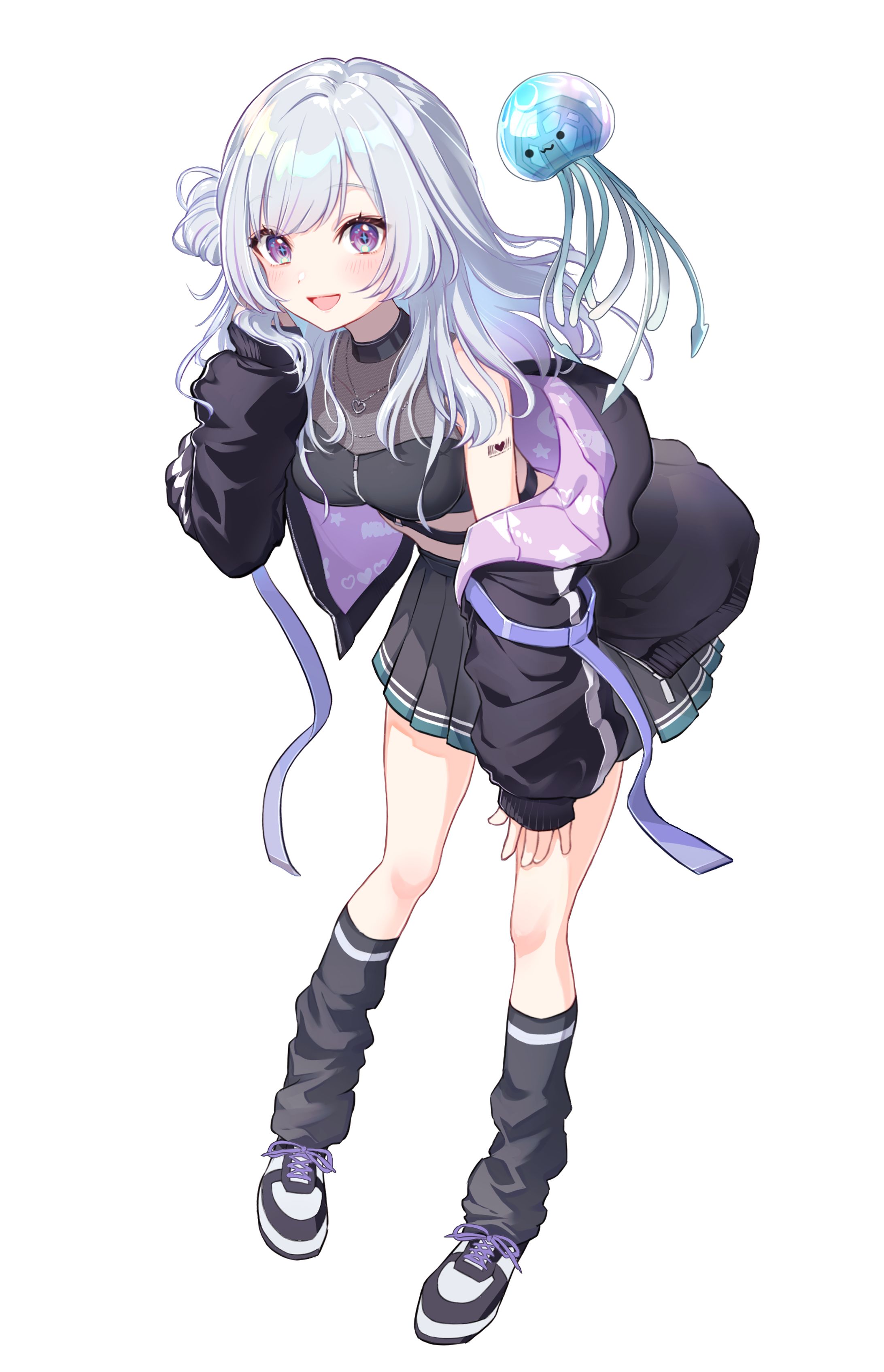 ぱらすと!白傘くらげ様 立ち絵ファンアート-1