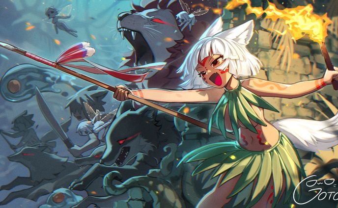 『Demigoddess!』　ゲームキービジュアル