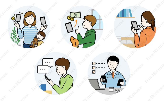 アプリ用　ロゴ・イラスト・バナー制作