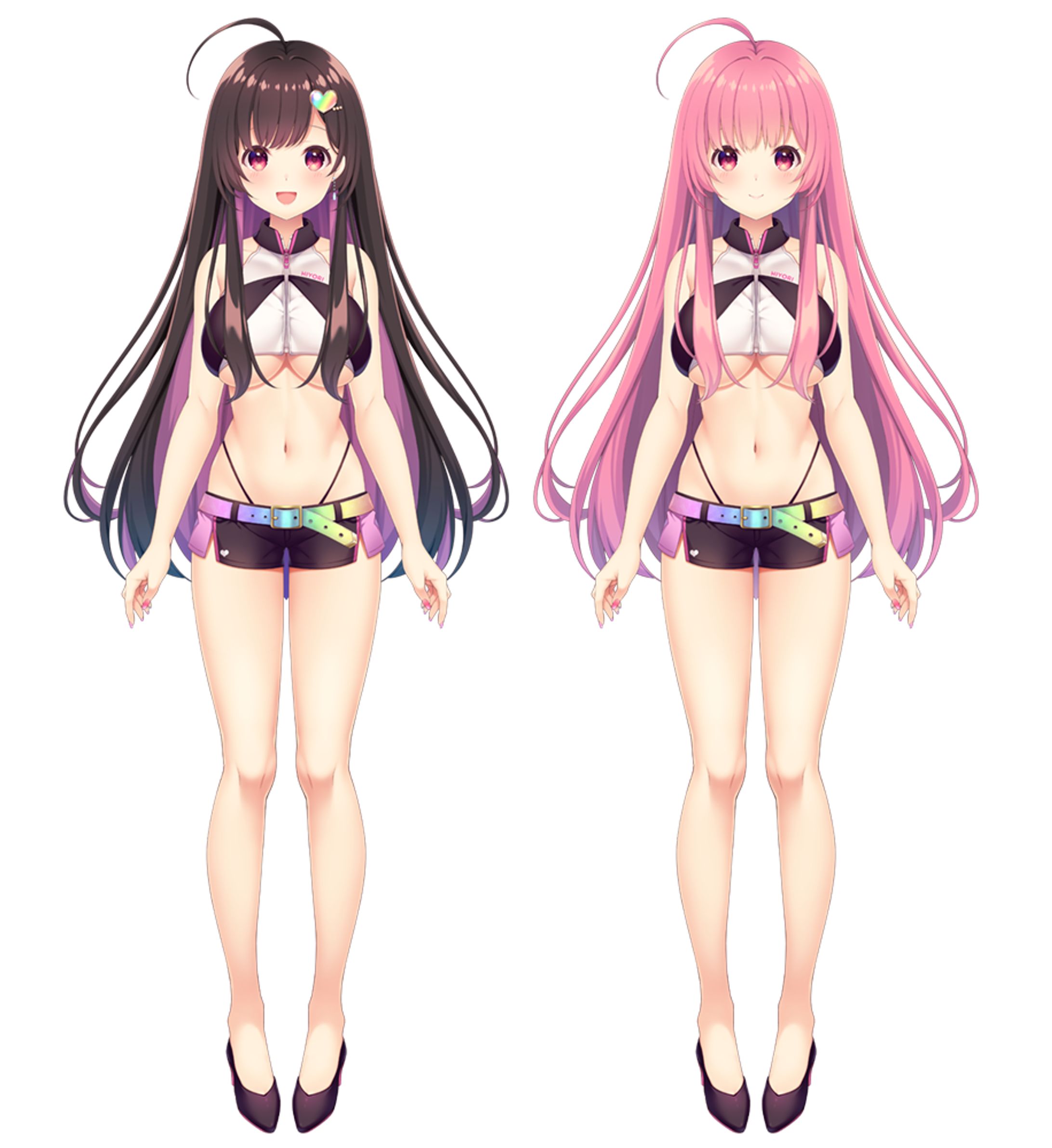 御崎ひよりさんLive2D用立ち絵③-1