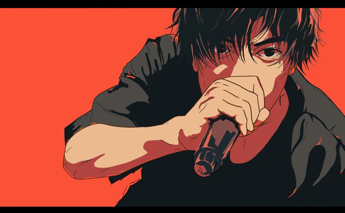 ファンアート シンガーソングライター ばしゃさん