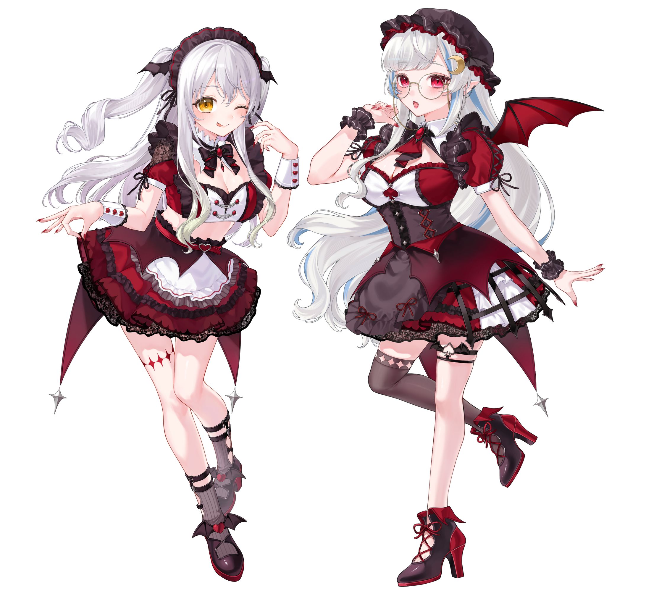 ホーリー・ドーナッツ様、吸血きあり様　歌ってみた用立ち絵-1