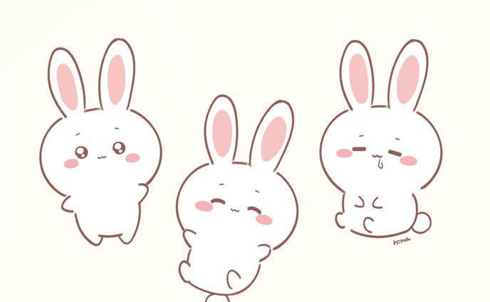 イラストレーター、うさぎ