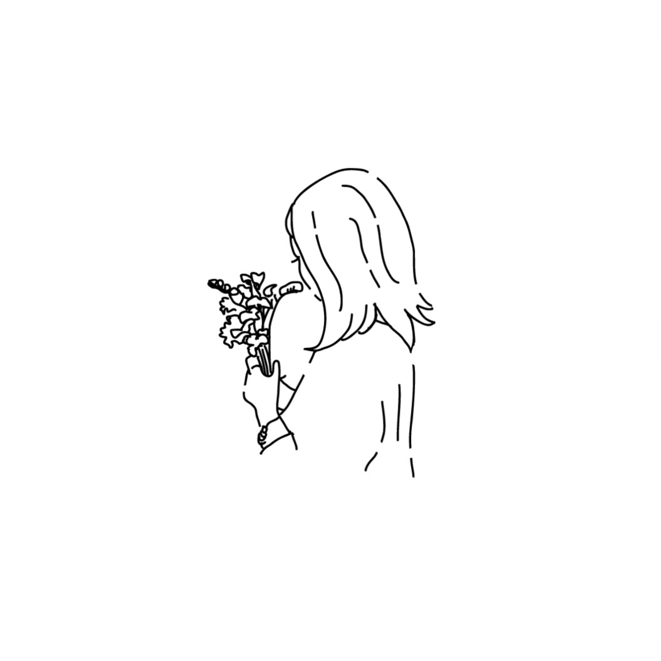 大江かこ様_線画イラスト-1