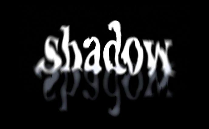 〈作字〉shadow