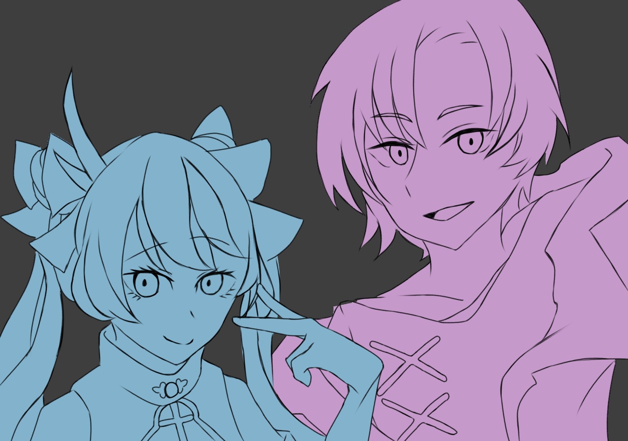 仁紫煙さん&裂鬼さん-1