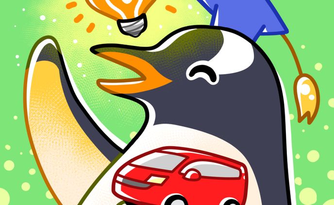 車の専門家！ペンギン博士