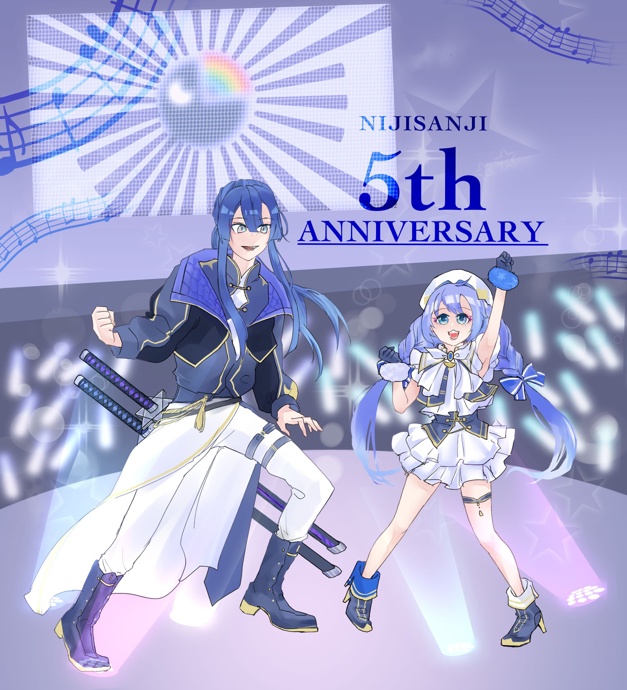 にじさんじ_5周年イラスト-1