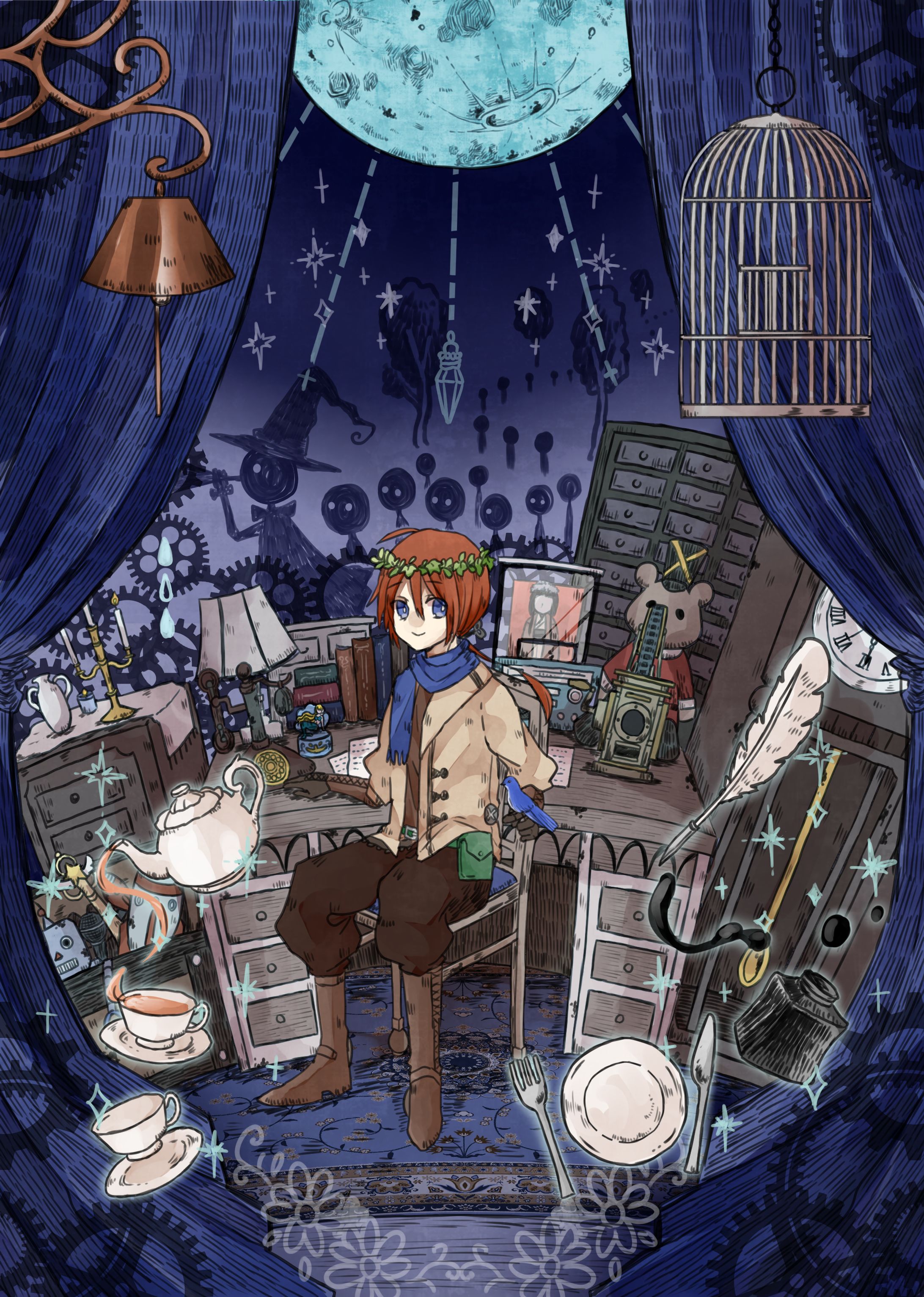 クトゥルフ神話TRPG「アオイトリ」メインビジュアル-1