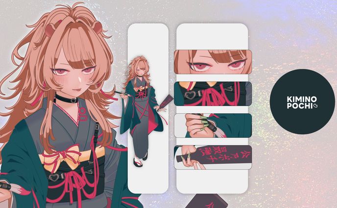 公乃ポチ様 イラスト制作 衣装デザイン