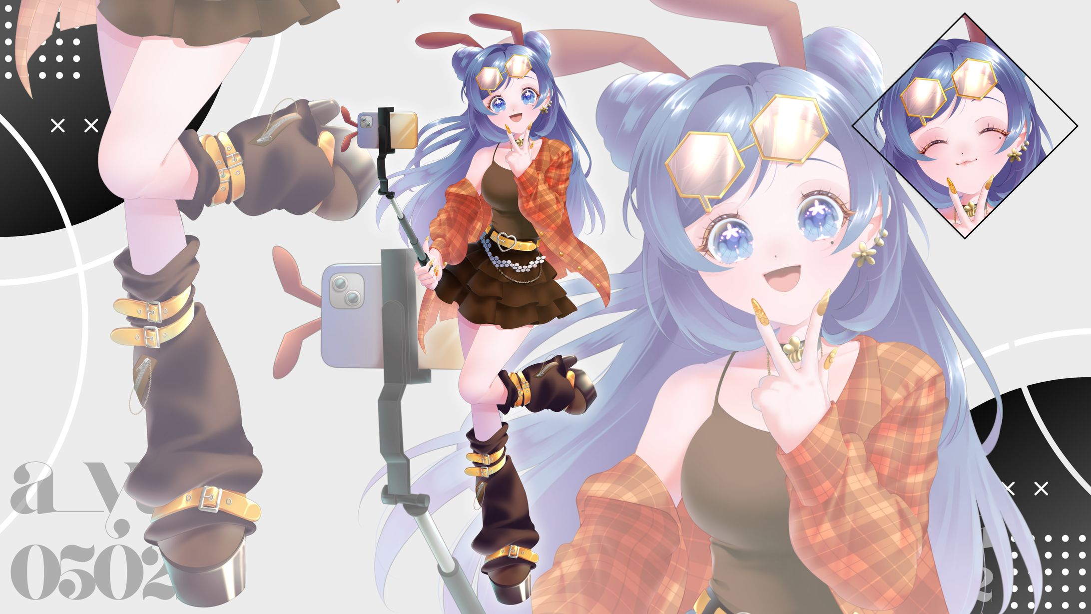 甘蜜るちな様 立ち絵-1