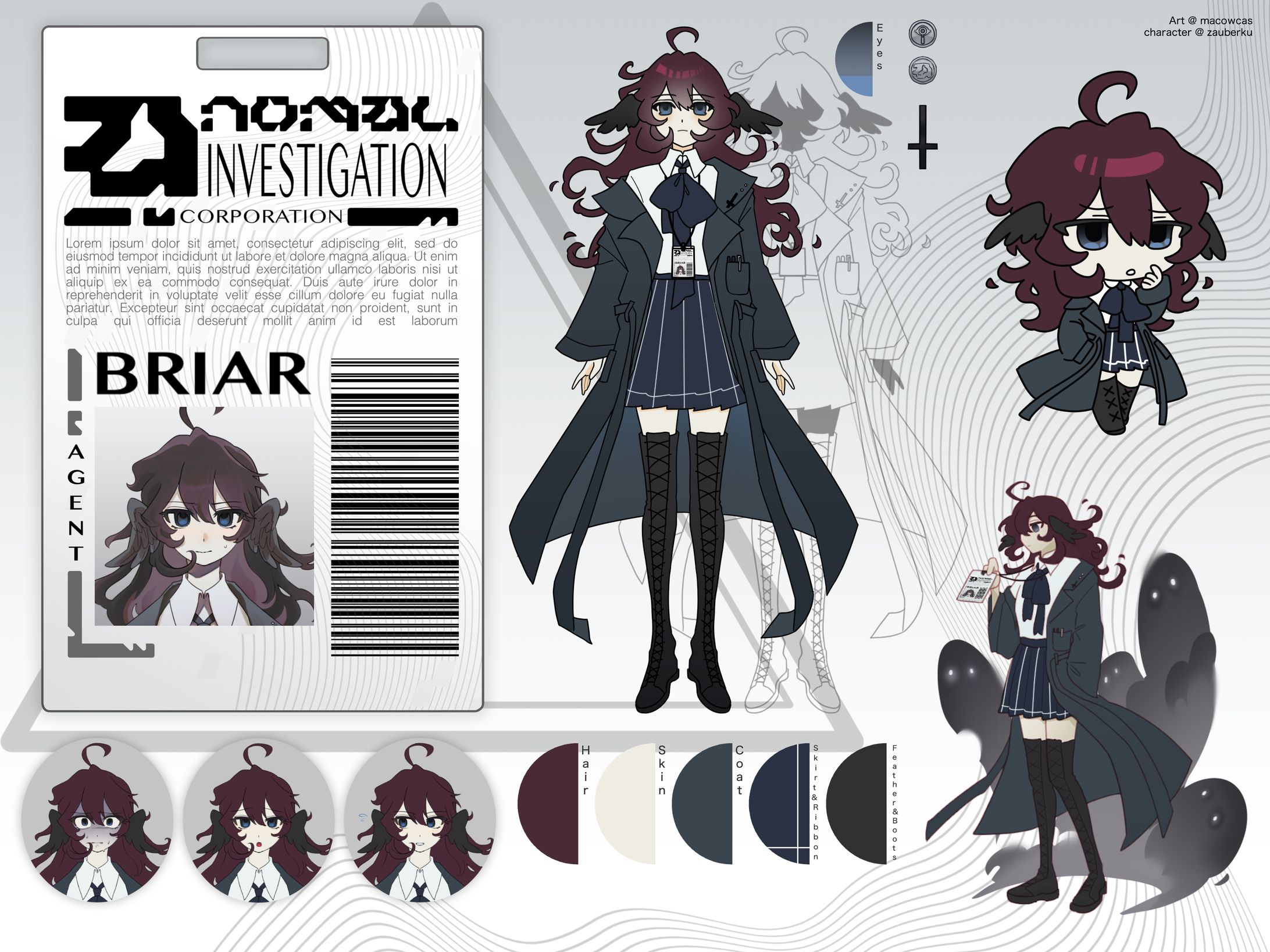 [Character Reference Sheet] @Zauberku-1