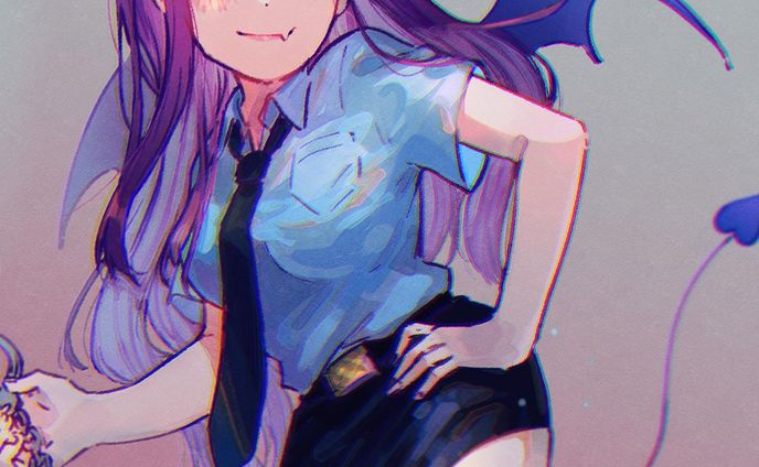 👮‍♀️😉😈
 #絵文字3つもらってキャラデザする 
 
 #イラスト  #イラストレーション  #イラストグラム  #illust  #illustration  #illustagram  #オリジナルイラスト  #originalcharacter  #originalart  #女の子イラスト