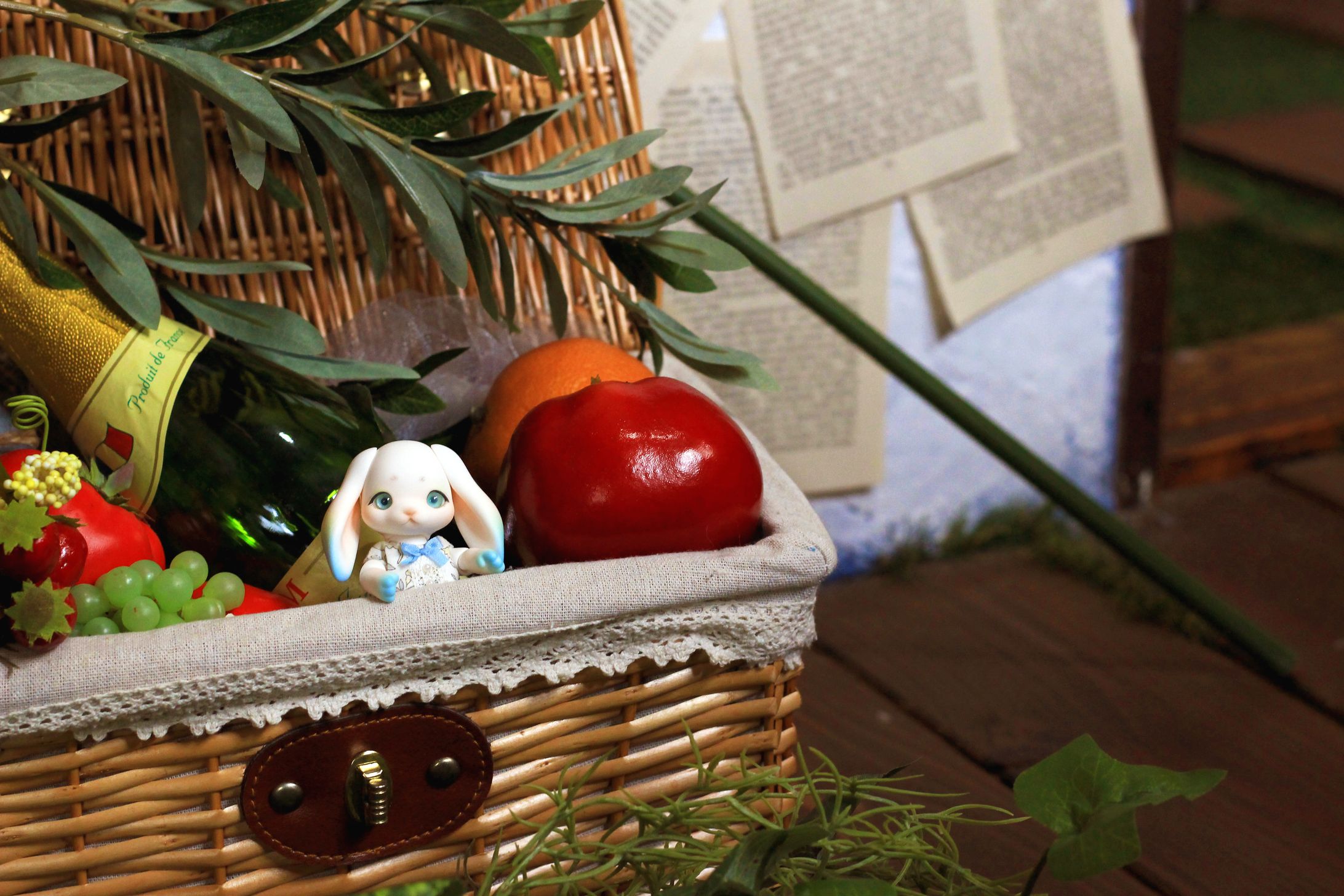 ピクニックバスケットに小さなうさぎさんが紛れていた！ なんてことがあるかもしれませんね。-1
