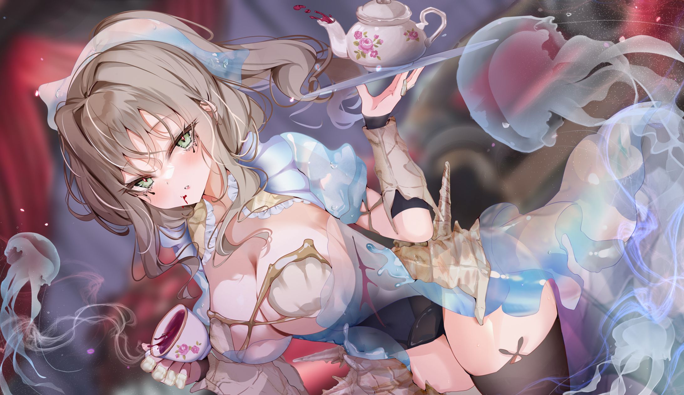 ソシャゲ『シルバー・アンド・ブラッド』プロモーションイラスト-1