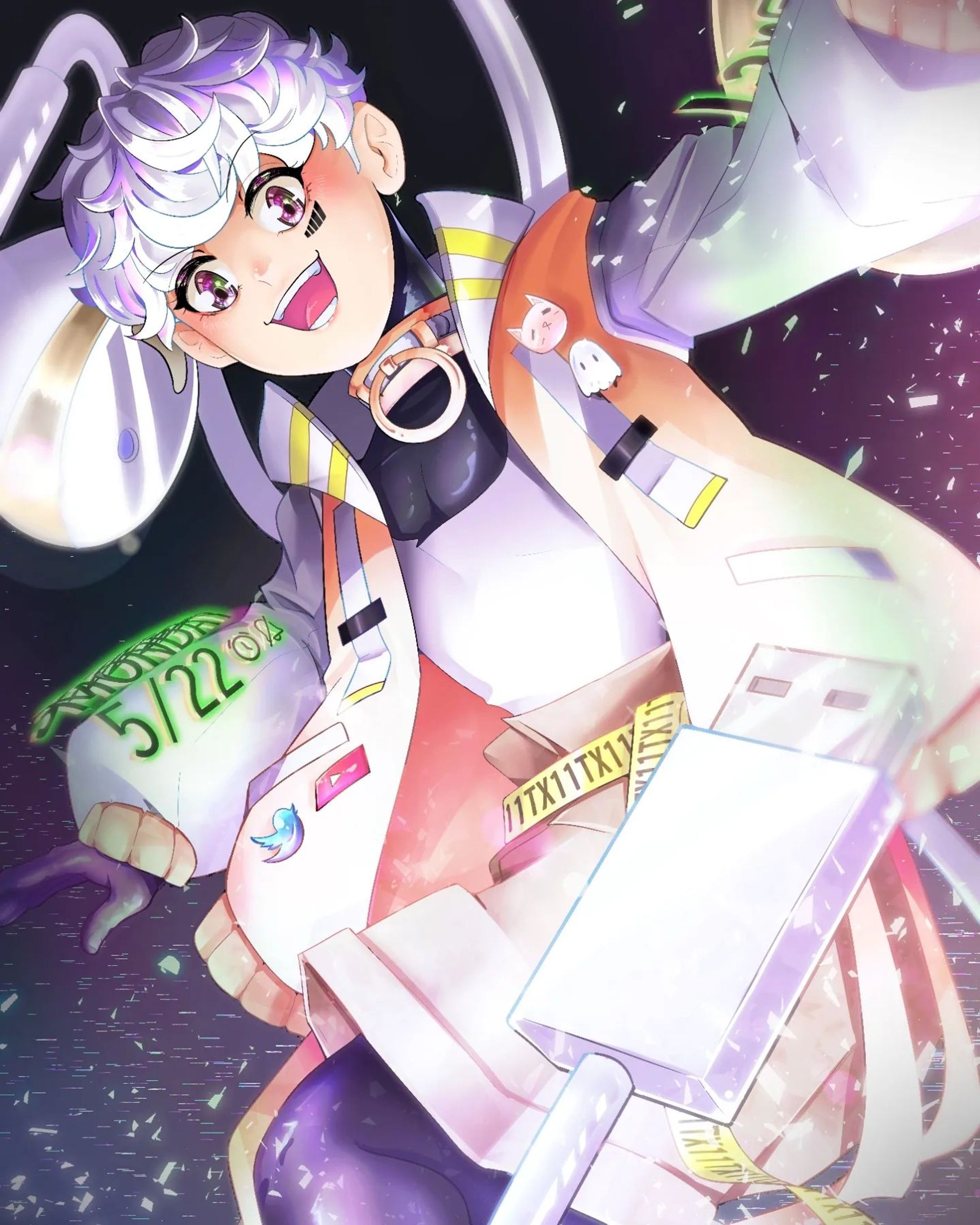 Some school homework.

Get to make a ginjinka of my phone lol-1