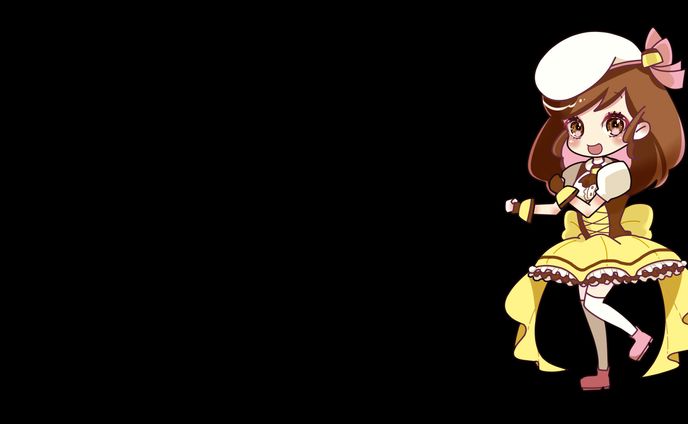 【SDキャラ】YOUTUBEエンディング宝生法子様【アニメーション用差分】