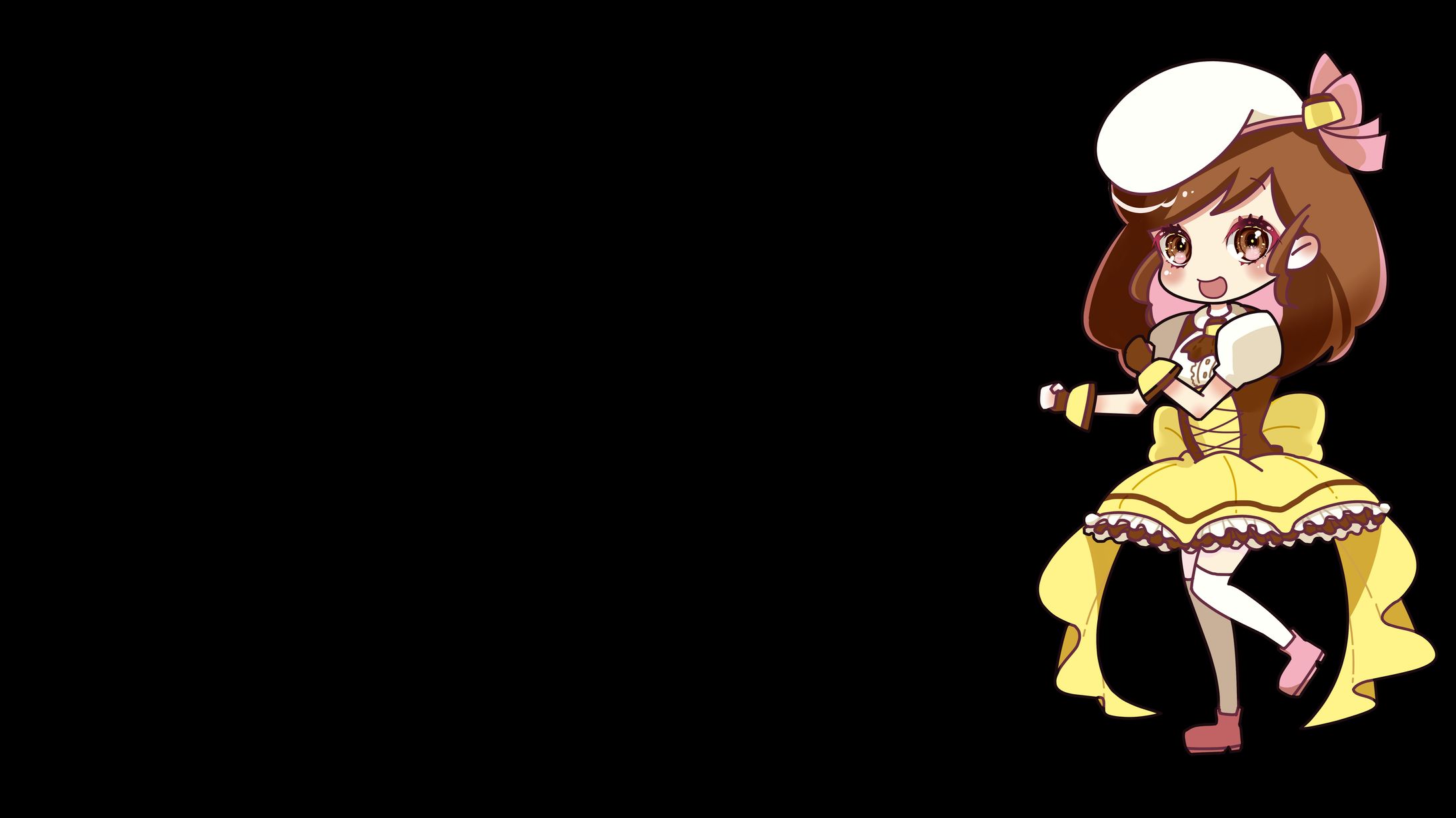 【SDキャラ】YOUTUBEエンディング宝生法子様【アニメーション用差分】-1