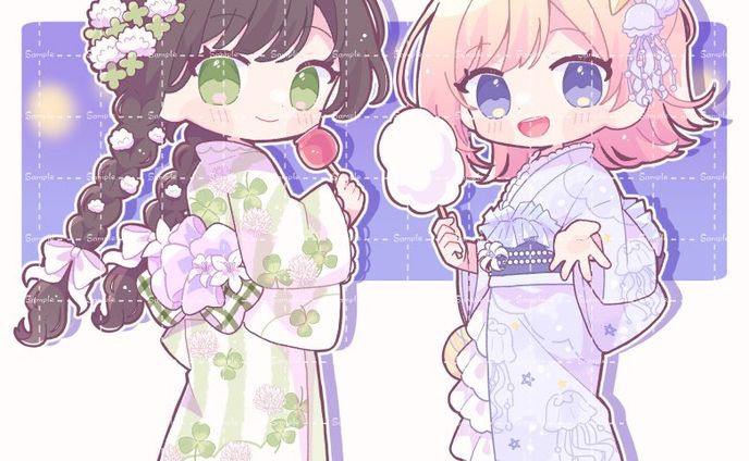 ハコニワリリィ様グッズ用イラスト