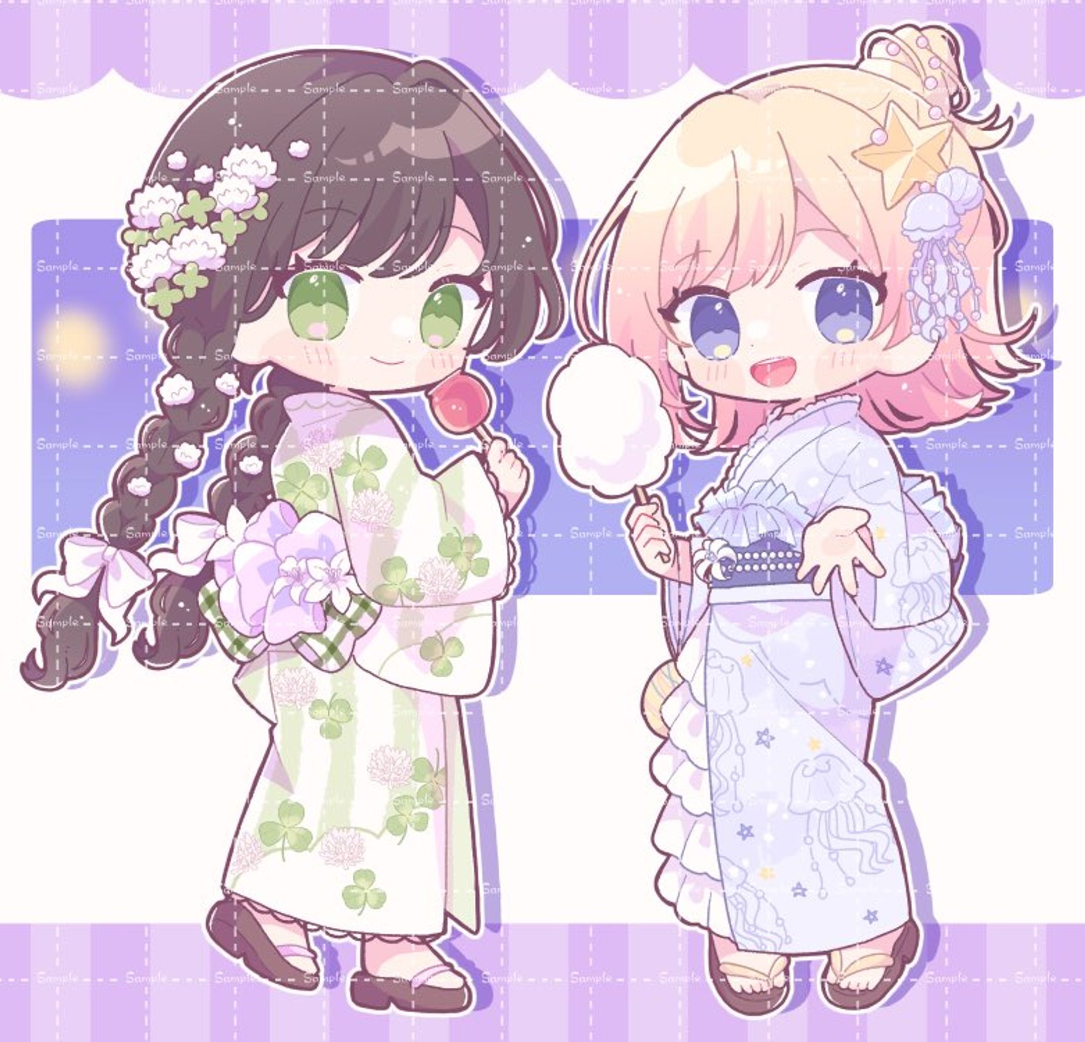 ハコニワリリィ様グッズ用イラスト-1