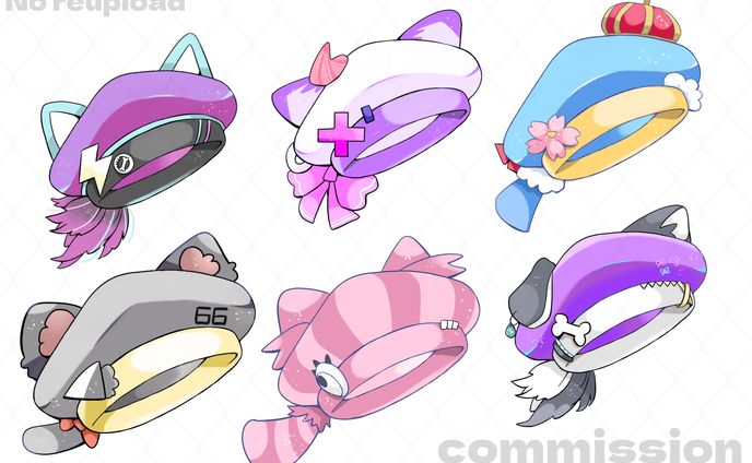 帽子デザインイラスト制作