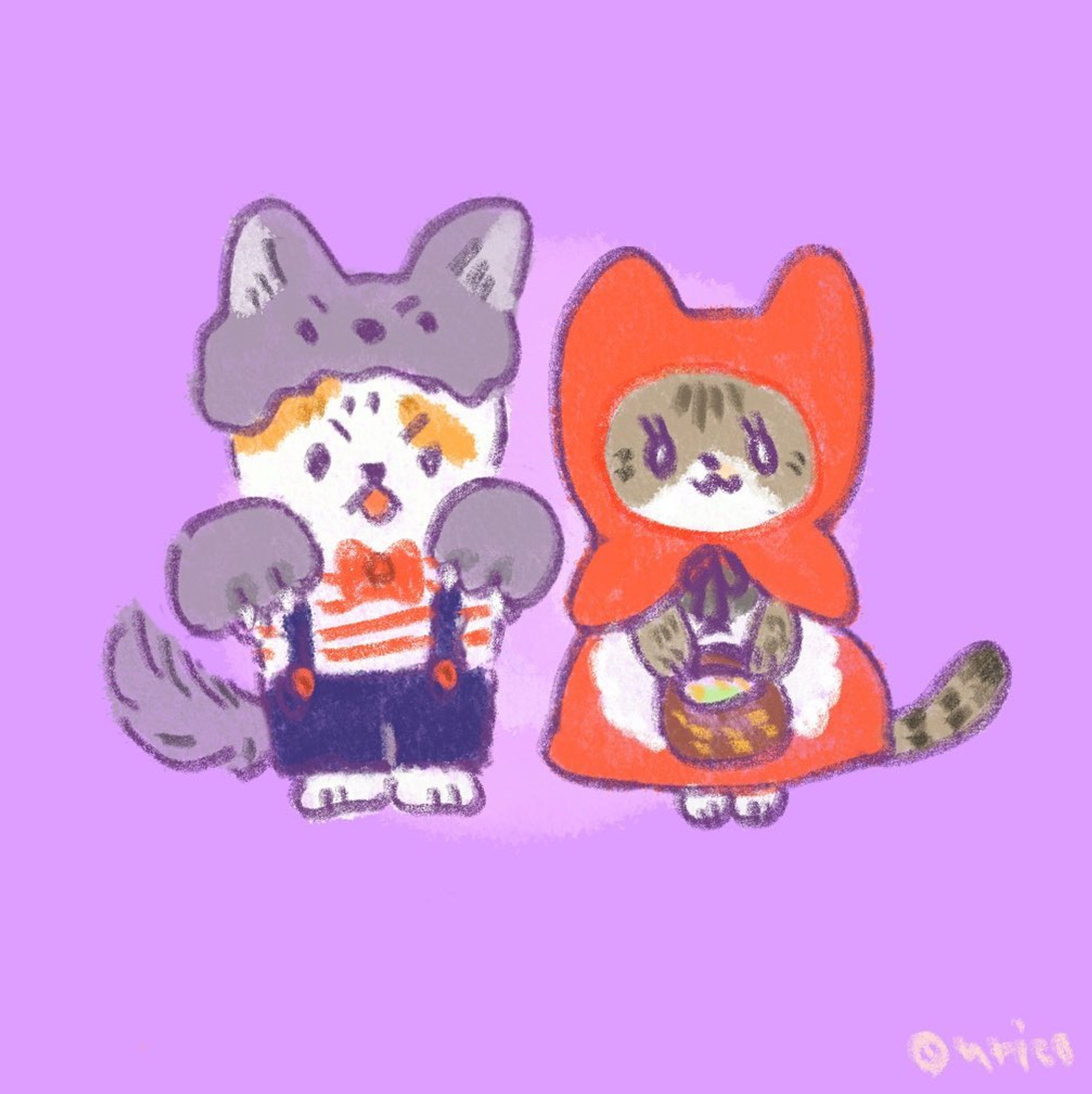 ハロウィン企画第二弾👻
第二弾もバラエティ豊かです🎃✨
明日で最終回！

#illust #artwork #illustration #drawing #cuteart #cuteartwork #kawaiiart #いらすと #イラスト #ねこ #猫 #キャラクター #ほのぼの #絵  #いらすとぐらむ #イラストレーター #일러스트 #미술 #插图 #插畫 #猫イラスト#ゆるいイラスト#catillustration #イラストグラム#animalillustration#オリジナルイラスト#ハロウィン#dogillustration #halloween-1