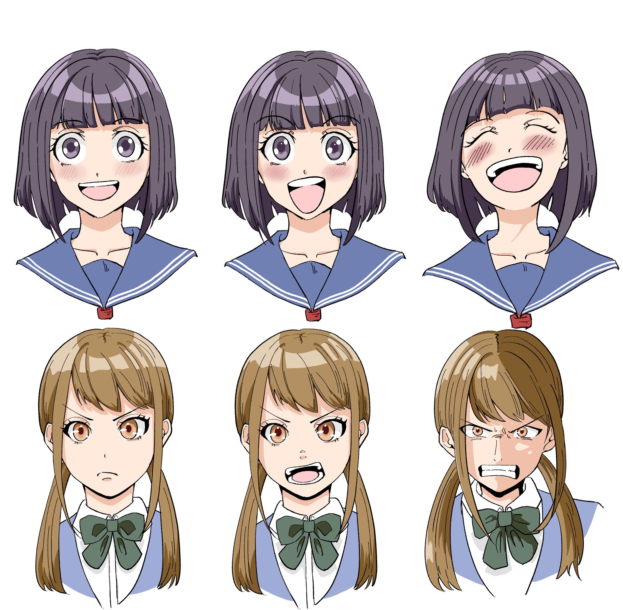 キャラクター表情（喜怒）-1