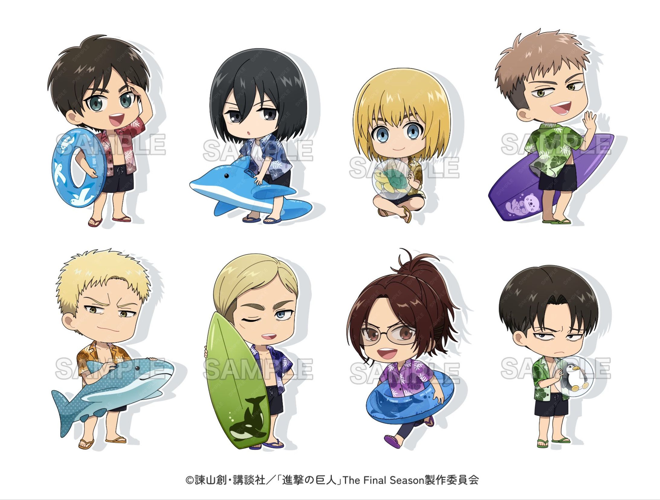TVアニメ『進撃の巨人』のミニキャライラスト-1