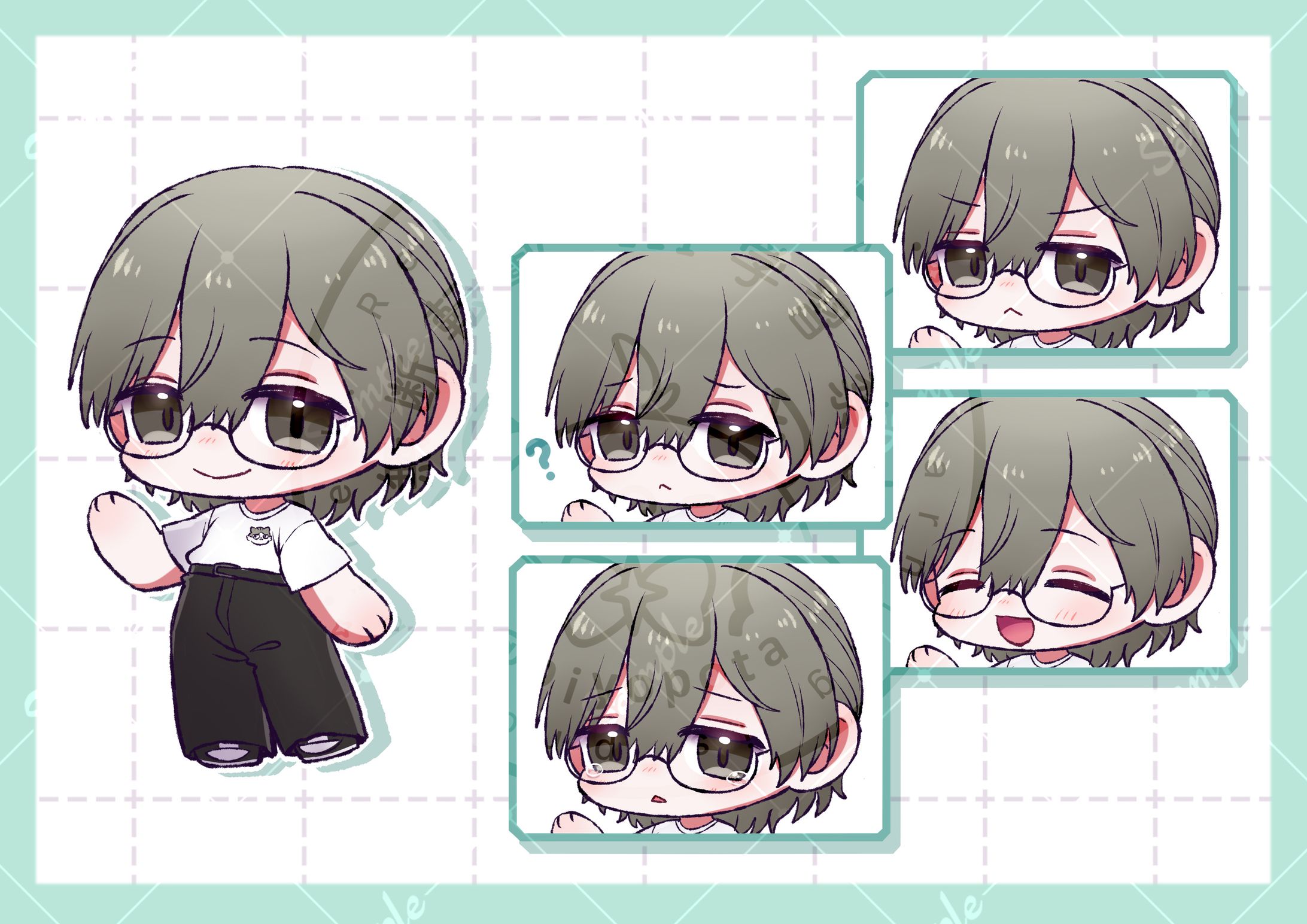 【お仕事】ラフミニキャラ-1