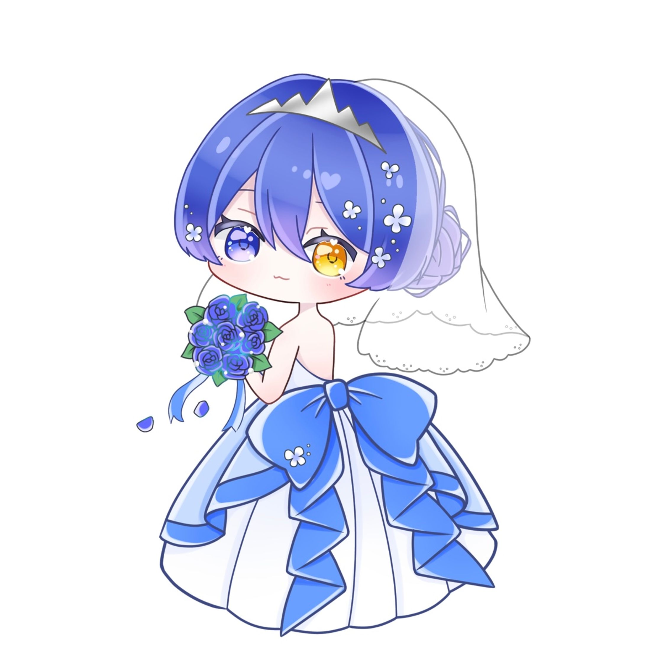 【天音蒼羽 様】6月の花嫁量産ミニキャラ2023-1